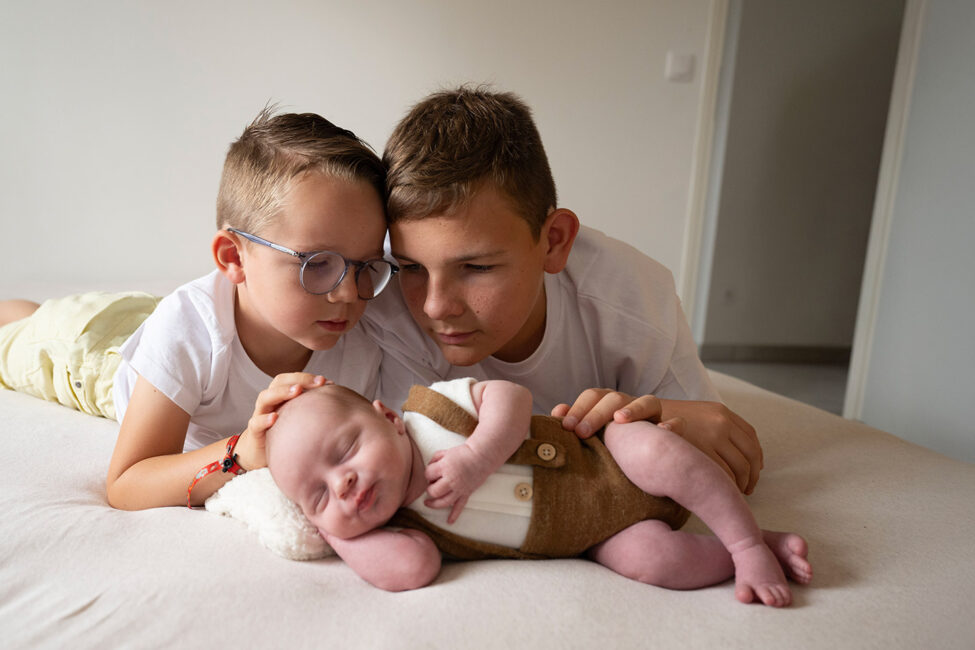 Portraits authentiques réalisés lors d’une séance photo life style à domicile